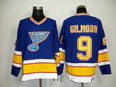 St.Louis Blues #9 Gilmour blue Jerseys,baseball caps,new era cap wholesale,wholesale hats