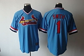 St.Louis Cardinals #1 Smith Blue Jerseys,baseball caps,new era cap wholesale,wholesale hats