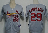 St.Louis Cardinals #29 Chris Carpenter Gray Jerseys,baseball caps,new era cap wholesale,wholesale hats