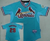 St.Louis Cardinals #29 Chris Carpenter Light Blue Jerseys,baseball caps,new era cap wholesale,wholesale hats