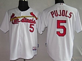St.Louis Cardinals #5 Albert Pujols white Jerseys,baseball caps,new era cap wholesale,wholesale hats