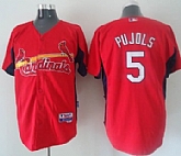 St.Louis Cardinals #5 Pujols 2011 Red Jerseys,baseball caps,new era cap wholesale,wholesale hats