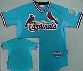 St.Louis Cardinals Blank Light Blue Jerseys,baseball caps,new era cap wholesale,wholesale hats