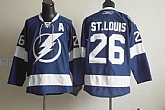 Tampa Bay Lightning #26 ST.LOUIS blue with A patch Jerseys,baseball caps,new era cap wholesale,wholesale hats
