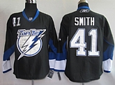 Tampa Bay Lightning #41 Smith black Jerseys,baseball caps,new era cap wholesale,wholesale hats