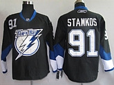 Tampa Bay Lightning #91 Stamkos Black Jerseys,baseball caps,new era cap wholesale,wholesale hats