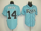 Tampa Bay Rays #14 David Price Authentic Cool Base Blue Jerseys,baseball caps,new era cap wholesale,wholesale hats