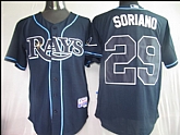 Tampa Bay Rays #29 SORIANO Dark Blue Jerseys,baseball caps,new era cap wholesale,wholesale hats