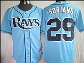 Tampa Bay Rays #29 SORIANO Light Blue Jerseys,baseball caps,new era cap wholesale,wholesale hats