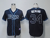 Tampa Bay Rays #34 Niemann Dark Blue Cool Base Jerseys,baseball caps,new era cap wholesale,wholesale hats