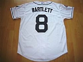 Tampa Bay Rays #8 Jason Bartlett white Jerseys,baseball caps,new era cap wholesale,wholesale hats