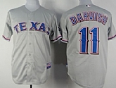 Texas Rangers #11 Yu Darvish Gray Jerseys,baseball caps,new era cap wholesale,wholesale hats