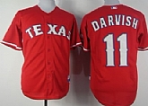 Texas Rangers #11 Yu Darvish Red Jerseys,baseball caps,new era cap wholesale,wholesale hats