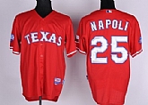 Texas Rangers #25 Mike Napoli Red 40TH Jerseys,baseball caps,new era cap wholesale,wholesale hats