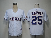 Texas Rangers #25 Napoli white Cool Base Jerseys,baseball caps,new era cap wholesale,wholesale hats