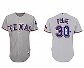 Texas Rangers #30 Feliz Gray Jerseys,baseball caps,new era cap wholesale,wholesale hats
