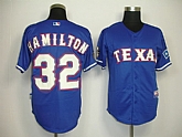 Texas Rangers #32 Hamilton Blue Jerseys,baseball caps,new era cap wholesale,wholesale hats