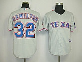 Texas Rangers #32 Hamilton Grey Jerseys,baseball caps,new era cap wholesale,wholesale hats