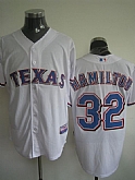 Texas Rangers #32 Hamilton white Jerseys,baseball caps,new era cap wholesale,wholesale hats