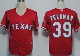Texas Rangers #39 Feldman Red Jerseys,baseball caps,new era cap wholesale,wholesale hats