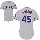 Texas Rangers #45 Derek Holland Gary Jerseys,baseball caps,new era cap wholesale,wholesale hats