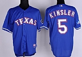 Texas Rangers #5 Ian Kinsler Blue 40TH Jerseys,baseball caps,new era cap wholesale,wholesale hats