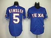 Texas Rangers #5 Kinsler Blue Jerseys,baseball caps,new era cap wholesale,wholesale hats
