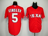 Texas Rangers #5 Kinsler Red Jerseys,baseball caps,new era cap wholesale,wholesale hats