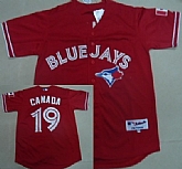 Toronto Blue Jays #19 Canada 2012 Red Jerseys,baseball caps,new era cap wholesale,wholesale hats