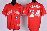 Toronto Blue Jays #24 Canada 2012 Red Jerseys,baseball caps,new era cap wholesale,wholesale hats
