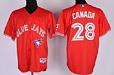 Toronto Blue Jays #28 Canada 2012 Red Jerseys,baseball caps,new era cap wholesale,wholesale hats