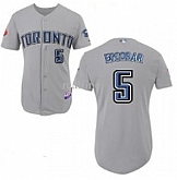 Toronto Blue Jays #5 Escobar Gray Jerseys,baseball caps,new era cap wholesale,wholesale hats