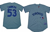 Toronto Blue Jays #53 Melky Cabrera 2012 Gray Jerseys,baseball caps,new era cap wholesale,wholesale hats