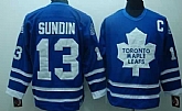 Toronto Maple Leafs #13 Mats Sundin Blue Throwback CCM Jerseys,baseball caps,new era cap wholesale,wholesale hats