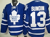 Toronto Maple Leafs #13 Sundin Blue with rope Jerseys,baseball caps,new era cap wholesale,wholesale hats