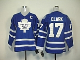 Toronto Maple Leafs #17 CLARK Blue Jerseys,baseball caps,new era cap wholesale,wholesale hats