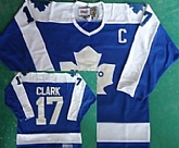 Toronto Maple Leafs #17 Wendel Clark Blue CCM Throwback Jerseys,baseball caps,new era cap wholesale,wholesale hats