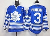 Toronto Maple Leafs #3 Dion Phaneuf 2014 Winter Classic Blue Jerseys,baseball caps,new era cap wholesale,wholesale hats