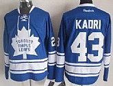 Toronto Maple Leafs #43 Nazem Kadri Blue Third Jerseys,baseball caps,new era cap wholesale,wholesale hats