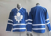 Toronto Maple Leafs blank Blue Jersey,baseball caps,new era cap wholesale,wholesale hats