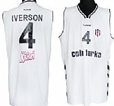 Turkey Besiktas #4 Iverson White Jerseys ,baseball caps,new era cap wholesale,wholesale hats