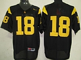 USC Trojans #18 Black NCAA Jerseys,baseball caps,new era cap wholesale,wholesale hats