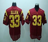 USC Trojans #33 Allen Red NCAA Jerseys,baseball caps,new era cap wholesale,wholesale hats