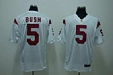 USC Trojans #5 Bush White NCAA Jerseys,baseball caps,new era cap wholesale,wholesale hats