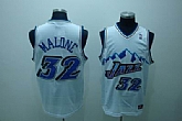 Utah Jazz #32 Karl Malone M&N white Jerseys,baseball caps,new era cap wholesale,wholesale hats