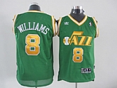 Utah Jazz #8 Williams green Jerseys,baseball caps,new era cap wholesale,wholesale hats