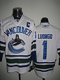 Vancouver Canucks #1 R.Luongo white Jerseys,baseball caps,new era cap wholesale,wholesale hats