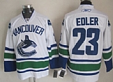 Vancouver Canucks #23 Alexander Edler White Jerseys,baseball caps,new era cap wholesale,wholesale hats