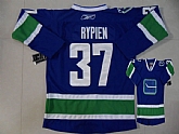 Vancouver Canucks #37 Rypien blue 3rd Jerseys,baseball caps,new era cap wholesale,wholesale hats