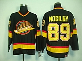 Vancouver Canucks #89 Mogilny Black Jerseys,baseball caps,new era cap wholesale,wholesale hats